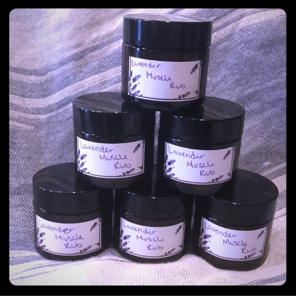 Organic Lavender Muscle Rub/Lip Balm